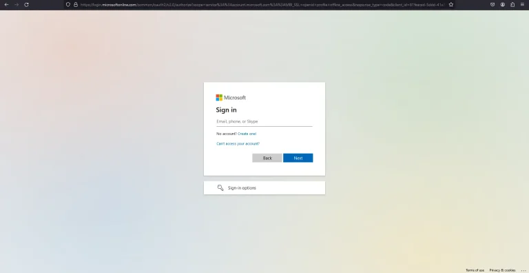 Create a Microsoft Account